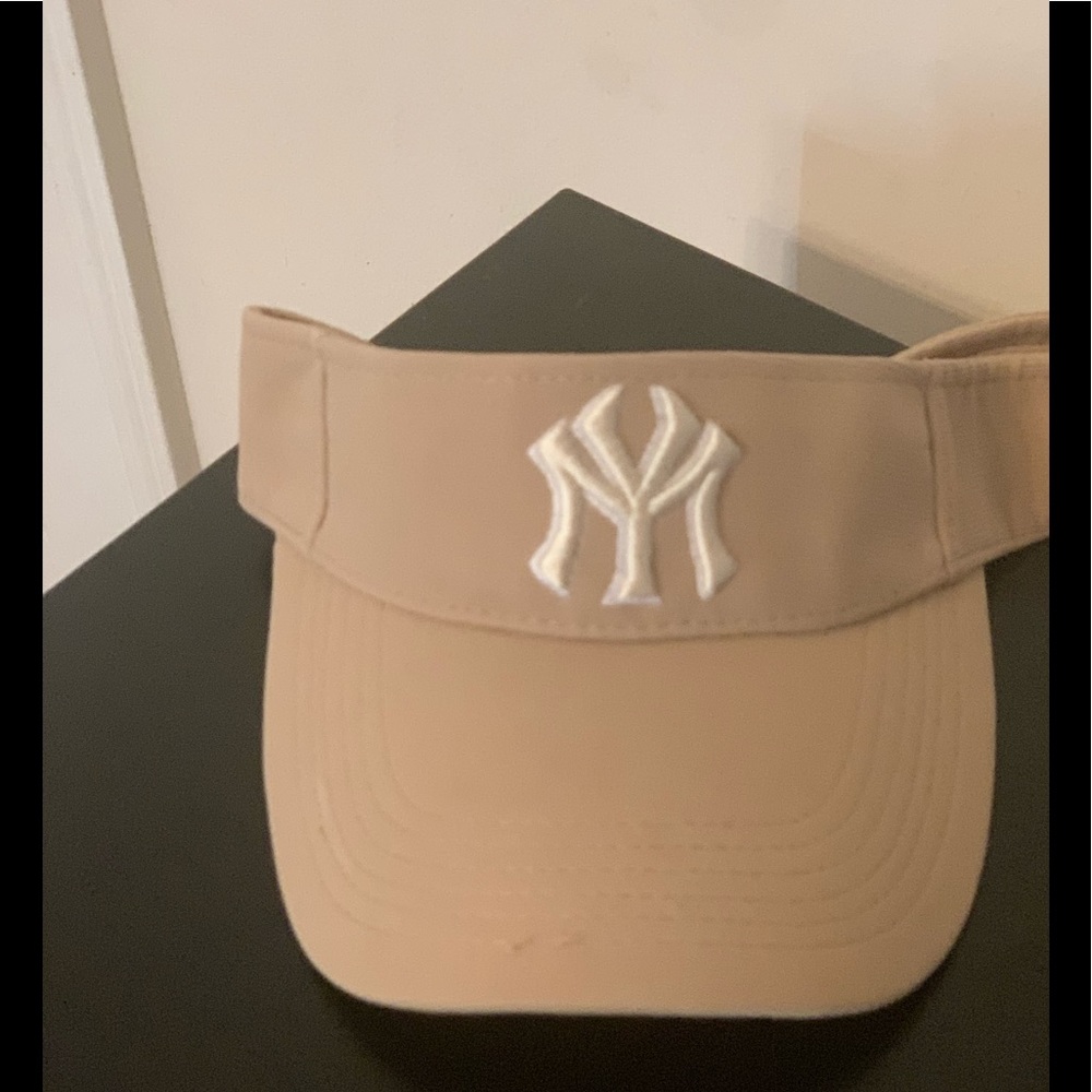 Tan New York Visor (BRAND NEW)